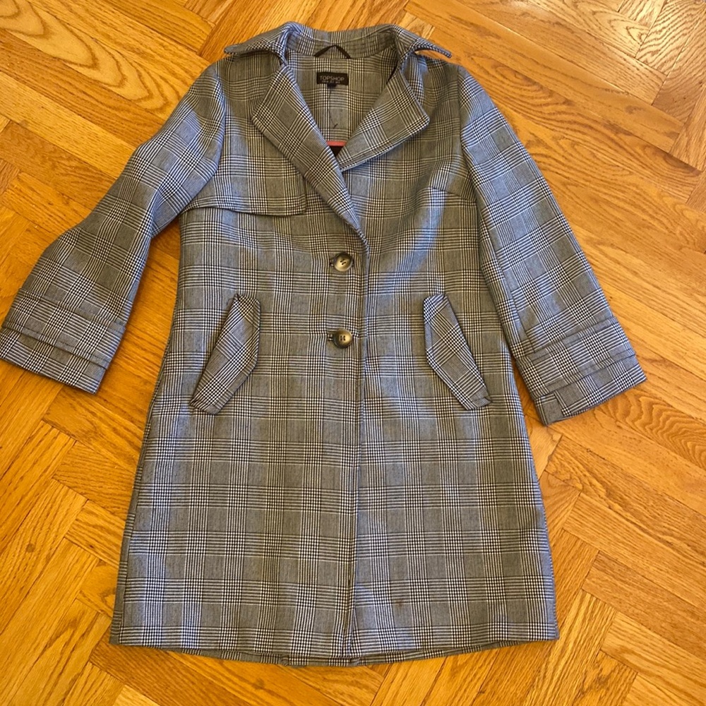 Black and white jacket from top shop great condition